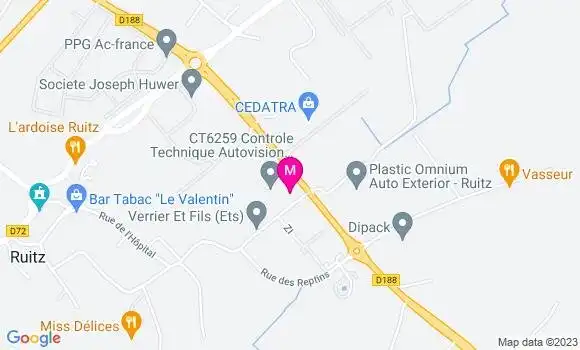 Localisation La Brasserie