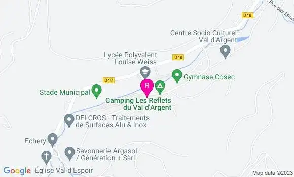 Localisation Restaurant  Les Reflets