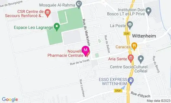 Localisation Restaurant  Au Chaudron