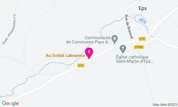 Localisation Restaurant  Au Soldat Laboureur