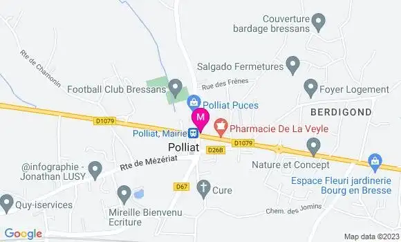 Localisation Restaurant  La Verrière