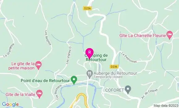 Localisation Restaurant  Le Castel