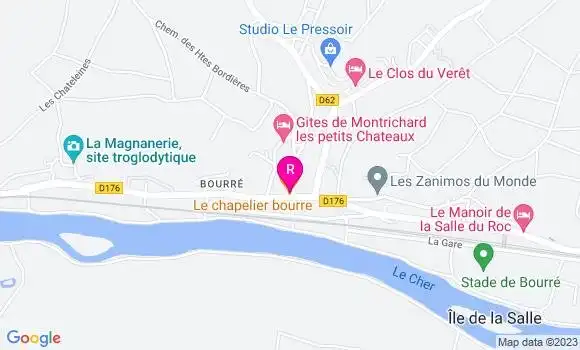 Localisation Restaurant  Le Chapelier