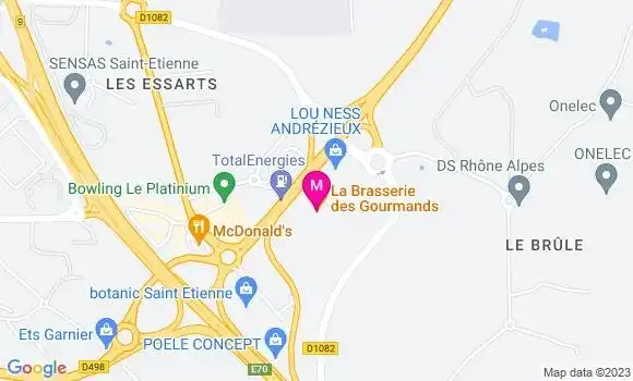 Localisation La Brasserie des Gourmands