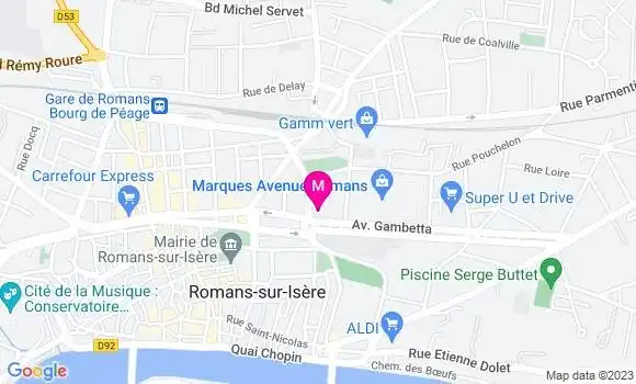 Localisation Restaurant  L