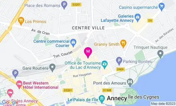 Localisation Brasserie de la Paix