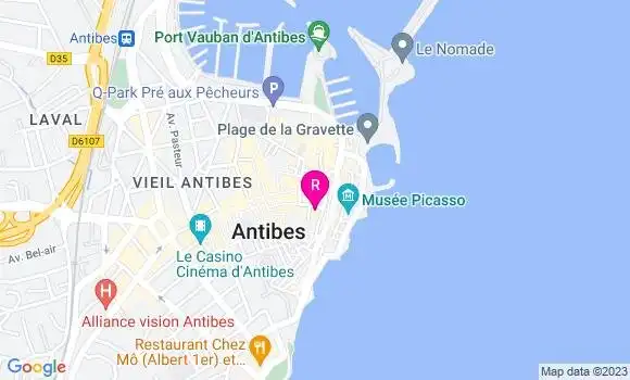 Localisation Restaurant  Autour du Jardin