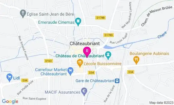 Localisation Restaurant  L