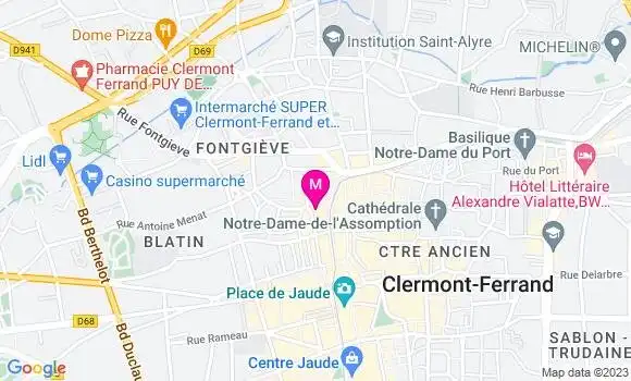 Localisation Restaurant Bar La Belle Vie