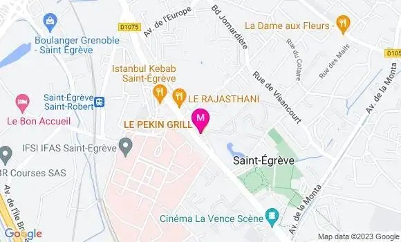 Localisation Restaurant Grill Le Pekin Grill