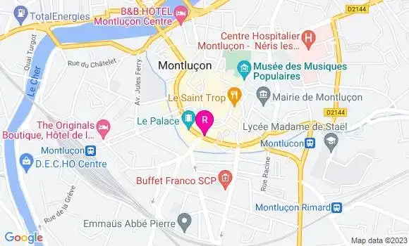 Localisation Restaurant  Les Années Folles
