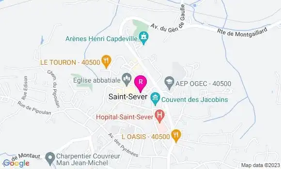 Localisation Restaurant  Le Petit Saint Séverin