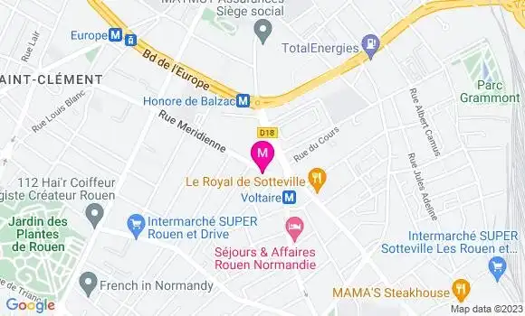 Localisation Restaurant  La Table de Benoit