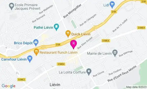 Localisation Restaurant  Food House