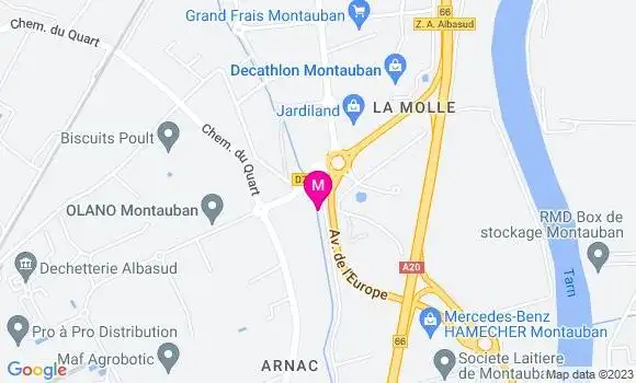 Localisation Restaurant  L