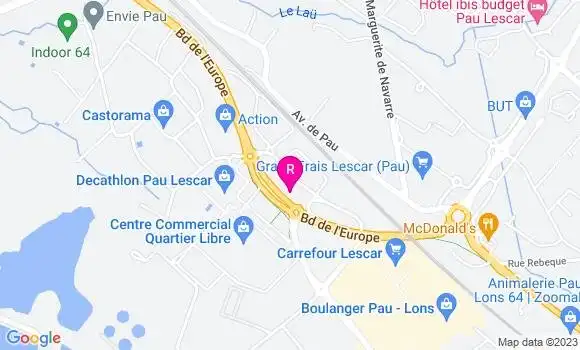 Localisation Restaurant  Le Comptoir du Sud Ouest