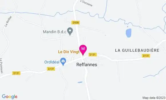 Localisation Restaurant  Le Dix Vingt