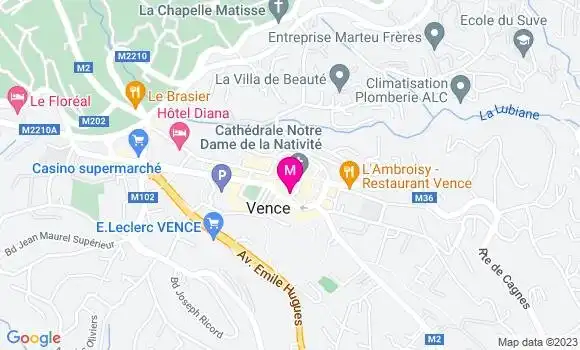 Localisation Restaurant Bar Le Ring