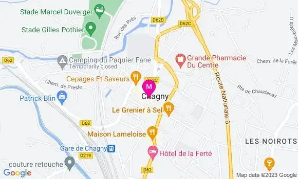 Localisation Restaurant  La Chicorée