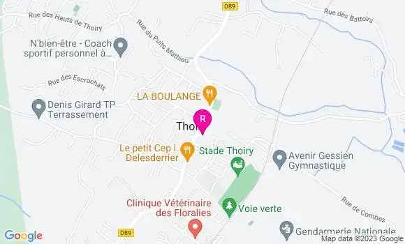 Localisation Restaurant  Chez Nana