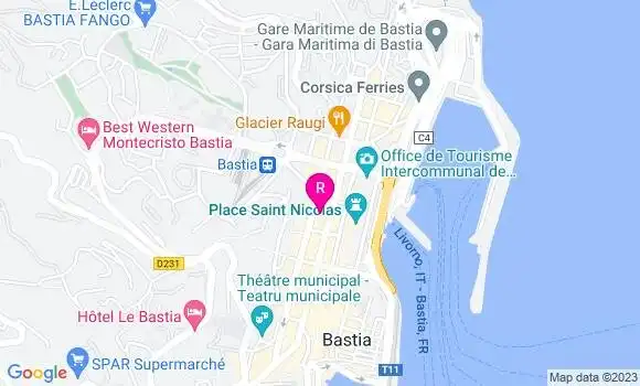Localisation Restaurant  Le Petit Zinc