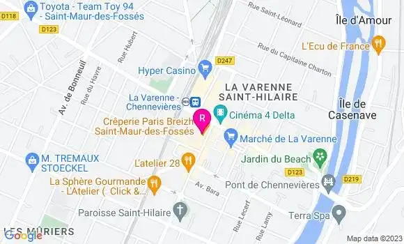 Localisation Crêperie Paris Breizh