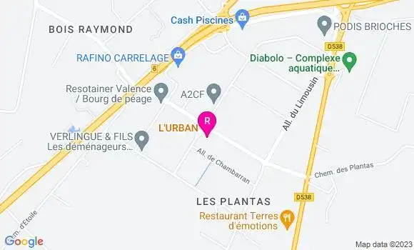 Localisation Restaurant  L