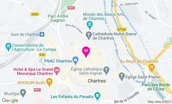 Localisation Restaurant Bar Gabin Marcel et Ferdinand
