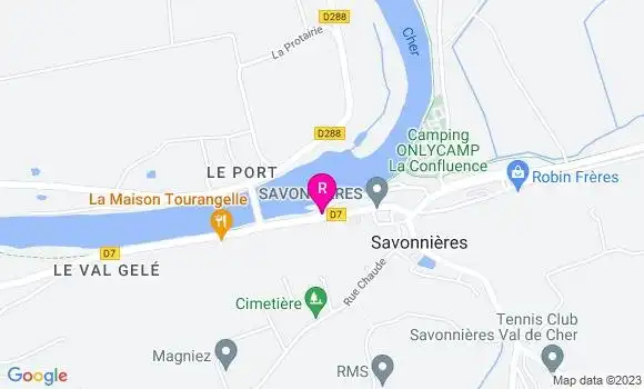 Localisation Restaurant  La Maison du Passeur