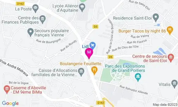 Localisation Restaurant  La Terrasse des Arènes