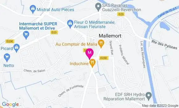 Localisation Restaurant  Le Petit Coustet