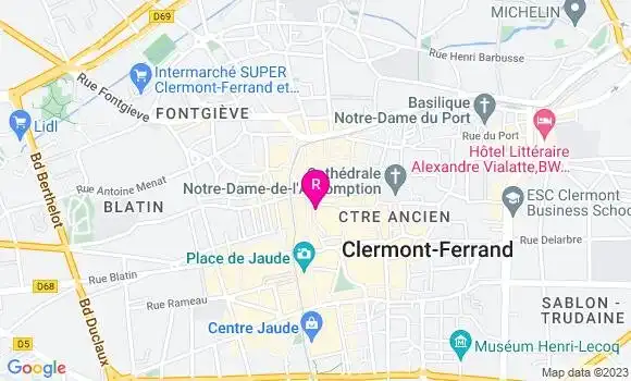 Localisation Restaurant  La Maison du Gaucher
