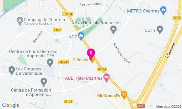Localisation Restaurant  O