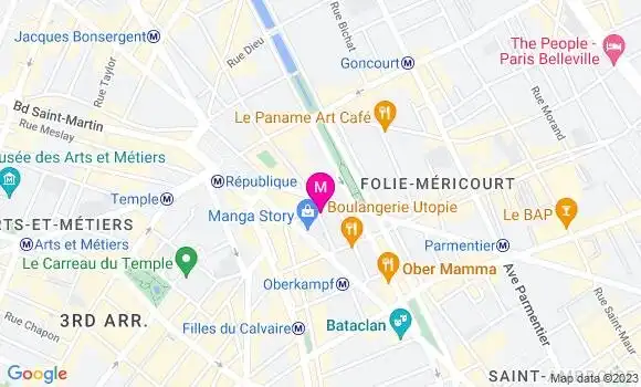 Localisation Restaurant  Picotte