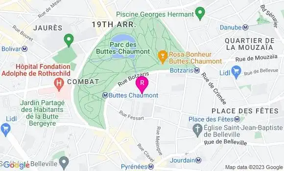 Localisation Restaurant  22plateau
