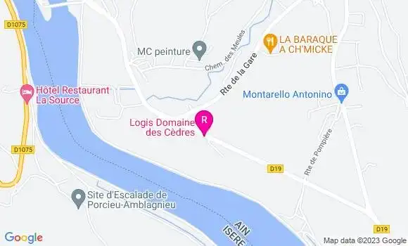 Localisation Restaurant Hôtel Hôtel du Monolithe