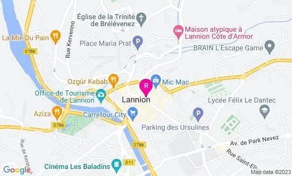 Localisation La Crêperie de la Place