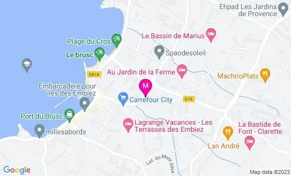 Localisation Pizzeria O Tout Va Bien