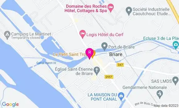 Localisation Restaurant  Arcadian