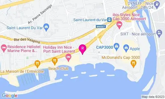 Localisation Restaurant  Cap Corner