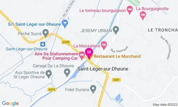 Localisation Restaurant  Le Marchand