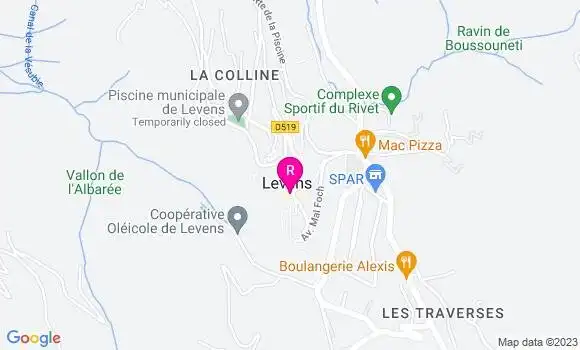 Localisation Restaurant Bar Chez Van