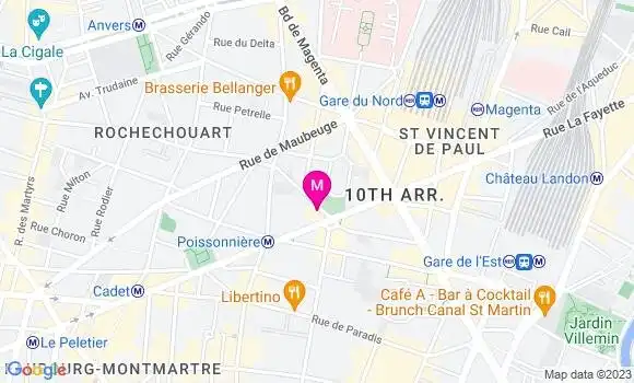 Localisation Restaurant  La Maison Bleue