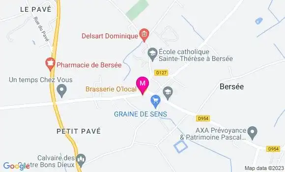 Localisation Brasserie O