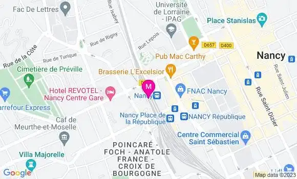 Localisation Restaurant  O