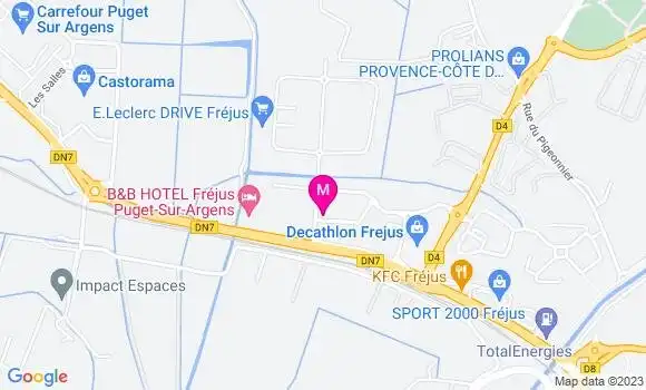Localisation Restaurant  La Treille Romaine