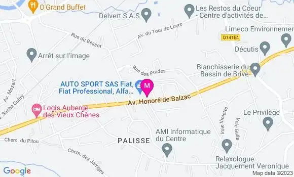 Localisation Restaurant  Chez Houria