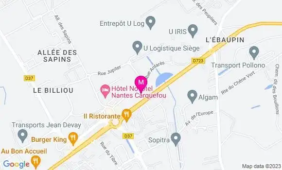 Localisation Pizzeria A Casetta
