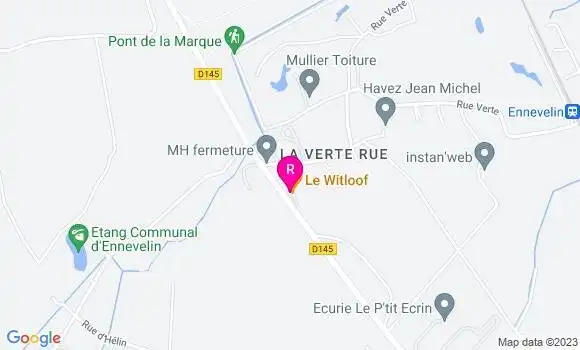 Localisation Restaurant  Le Witloof