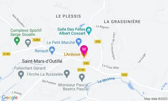 Localisation Restaurant  L